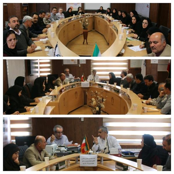 کمیته هماهنگی پیشگیری از شیوع کرونا ویروس در دفتر معاونت بهداشتی دانشگاه علوم پزشکی کرمانشاه