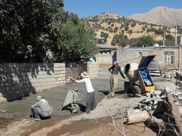 عملیات اجرای طرح روستای سالم در 28 روستای استان کرمانشاه