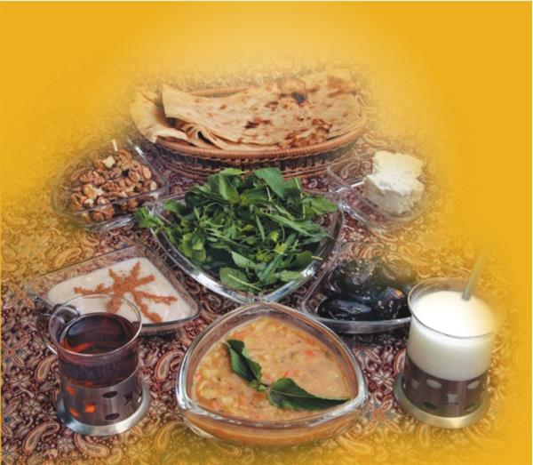 توصیه های تغذیه ایی در ماه مبارک رمضان