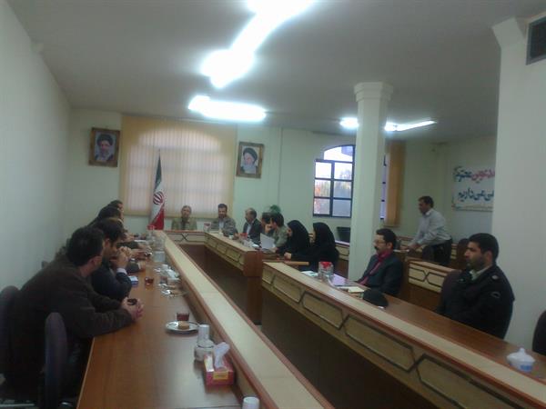 برگزاری جلسه کارشناسان حوادث معاونت بهداشت و فرمانداری شهرستان هرسین