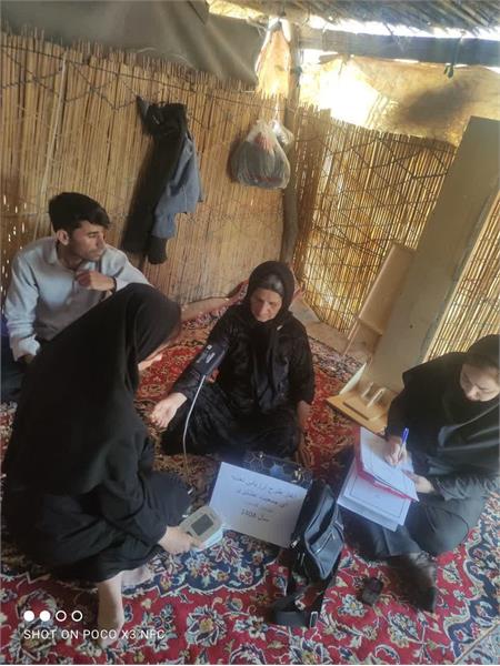 آغاز طرح کشوری بررسی وضعیت تغذیه در جمعیت عشایری استان کرمانشاه توسط گروه بهبود تغذیه جامعه معاونت بهداشتی