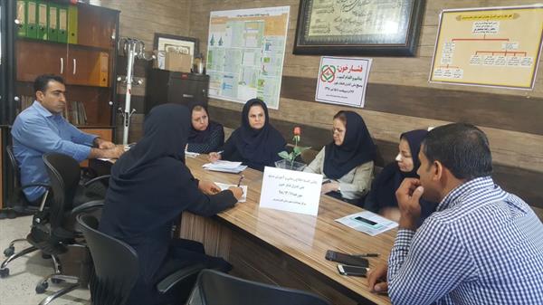 کارگروه آموزشی و اطلاع رسانی بسیج ملی کنترل فشار خون در شهرستان قصرشیرین