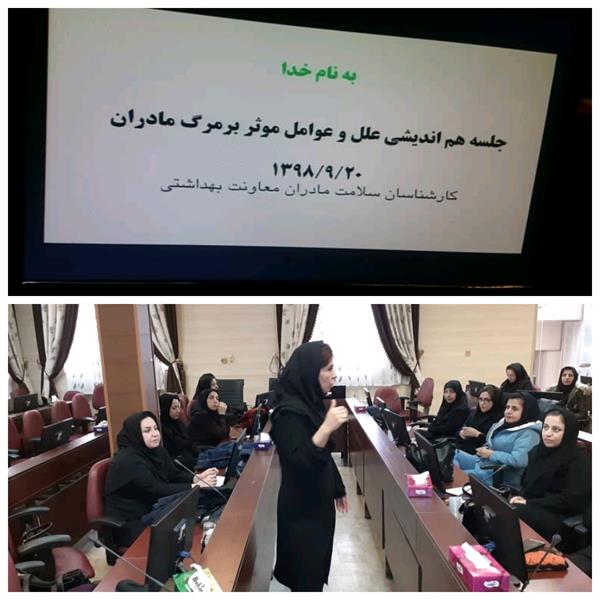 کارگاه بررسی علل و عوامل مرگ و میر مادران باردار